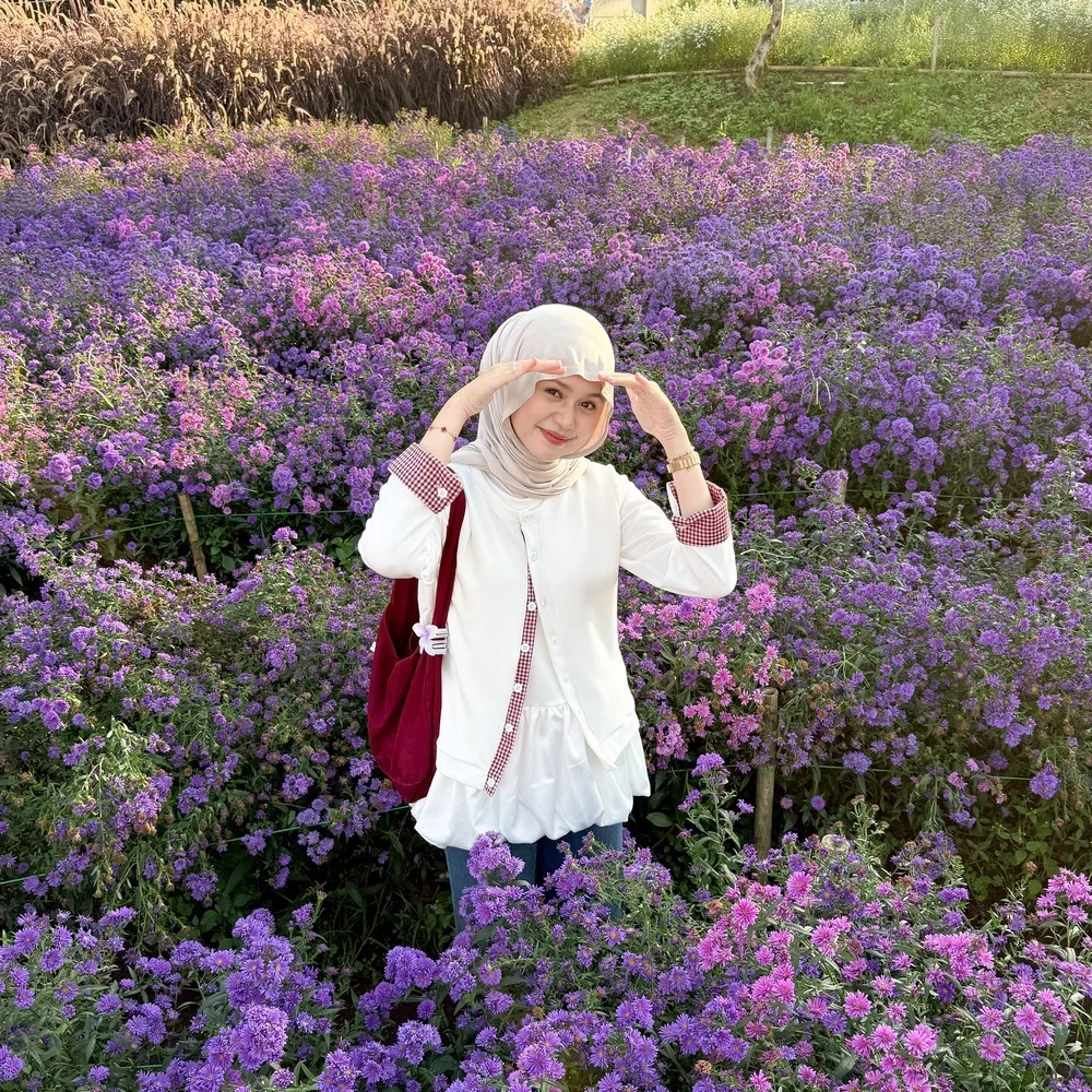 Mybamus X Listy Septia - Listy Cardigan Knit Square Outer Wanita Cardi Korean Style Lengan Panjang